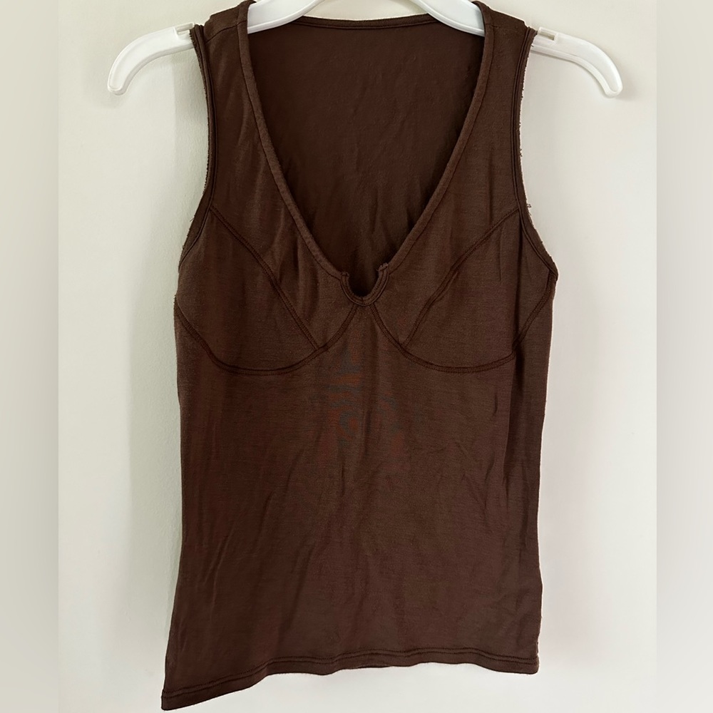 Joah brown tank top